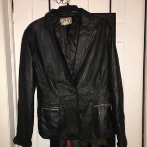 Leather jacket